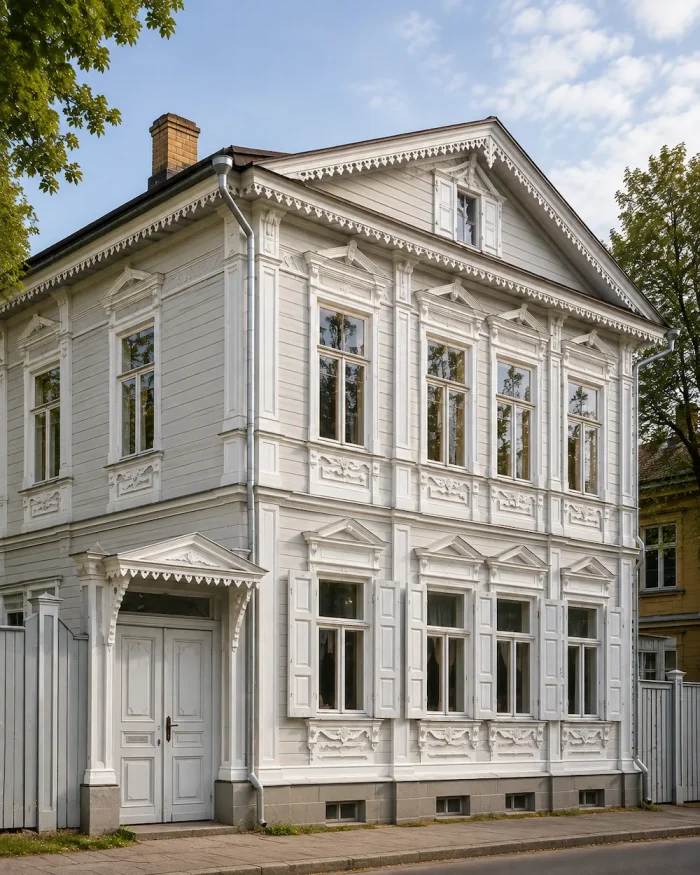 Kultūrvēsturiskas ēkas fasāde